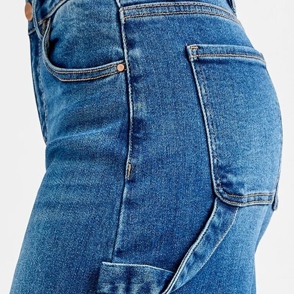 ✨NWT RISEN Full Size High Rise Wide Leg Patch Detailed Jeans Plus Size - Picture 7 of 7